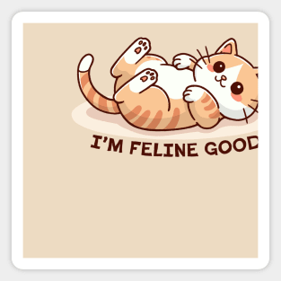 I'm feeling good cat Magnet